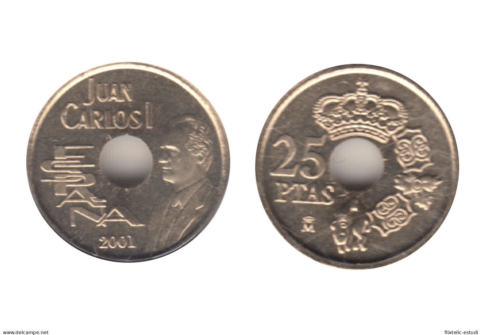 España Juan Carlos 25 Pesetas JC 2001 Madrid - [ 4] 1975-… : Juan Carlos I