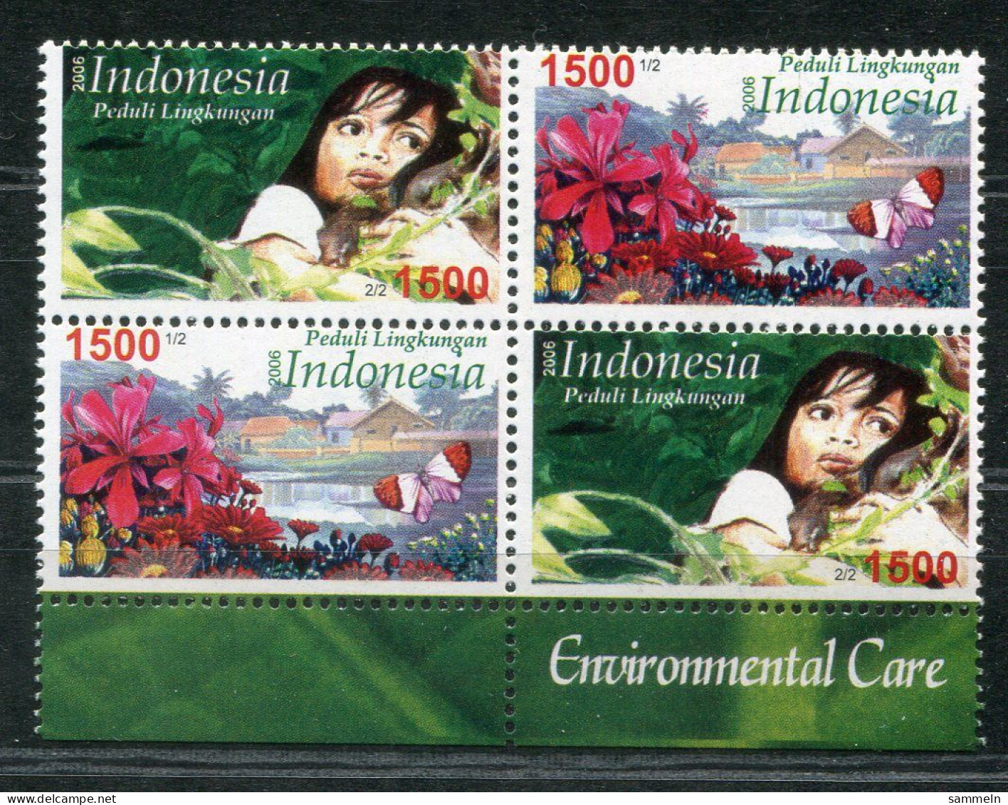 INDONESIEN 2470-2471 (2) Mnh - Umweltschutz, Environmental Care, Protection Environnementale - INDONESIA - Indonesië