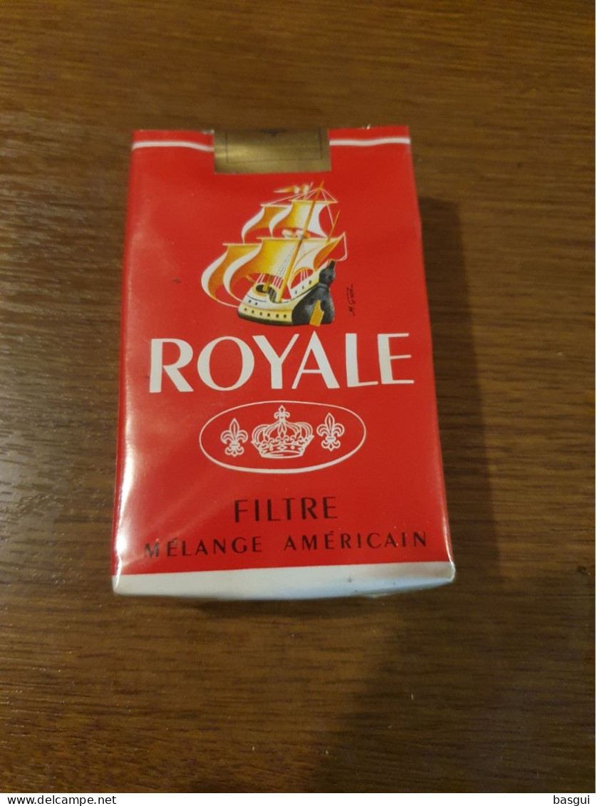 Ancien Paquet De Cigarettes Pour Collection Royale Filtre 2ème Guerre Intact Sous  Cellophane - Sonstige & Ohne Zuordnung