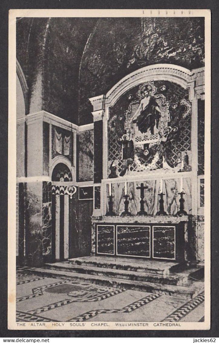 110936/ WESTMINSTER Cathedral, Holy Soul's Chapel, The Altar - London Suburbs