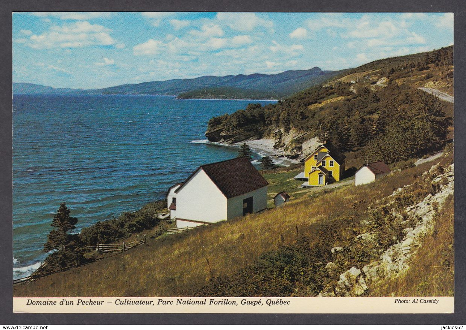 114779/ GASPÉ, Parc Nat. Forillon, Maison Et Bâtiments Rénovés De Xavier Blanchette, Pêcheur-cultivateur à Grande-Grève - Gaspé