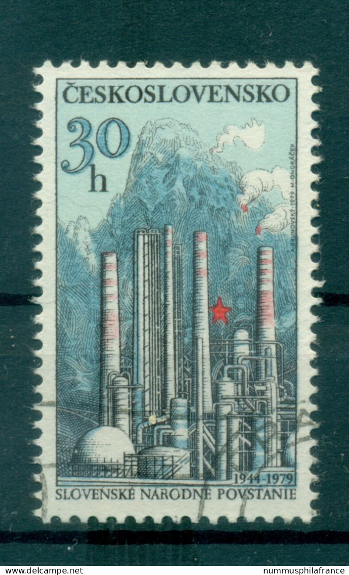 Tchécoslovaquie 1979 - Y & T N. 2344 - Insurrection Slovaque (Michel N. 2516) - Usados