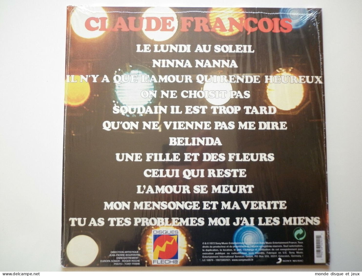 Claude François Album 33Tours Vinyle Le Lundi Au Soleil - Sonstige - Franz. Chansons
