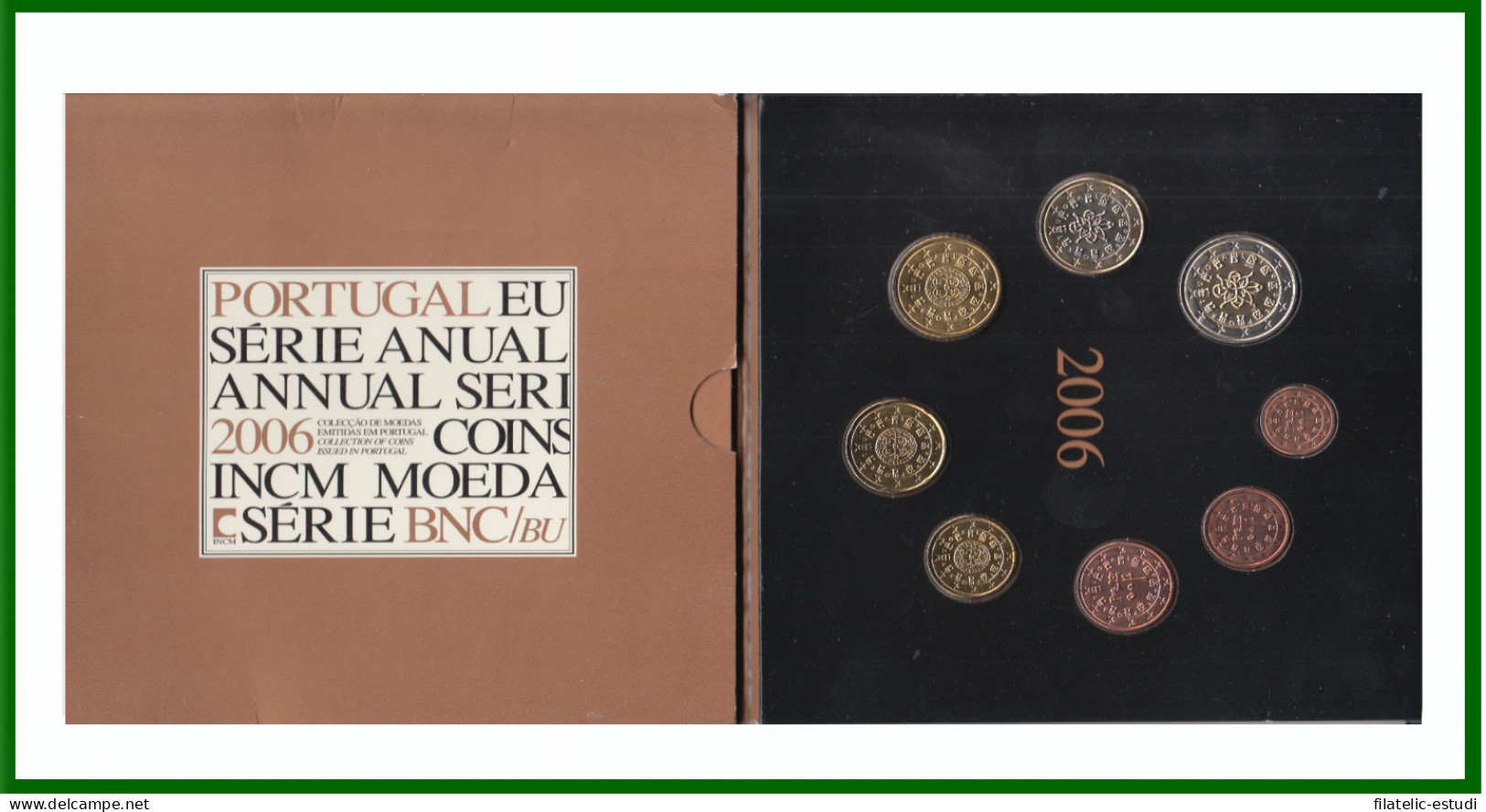 Portugal 2006 Cartera Oficial Monedas € Euro Set - Autres & Non Classés