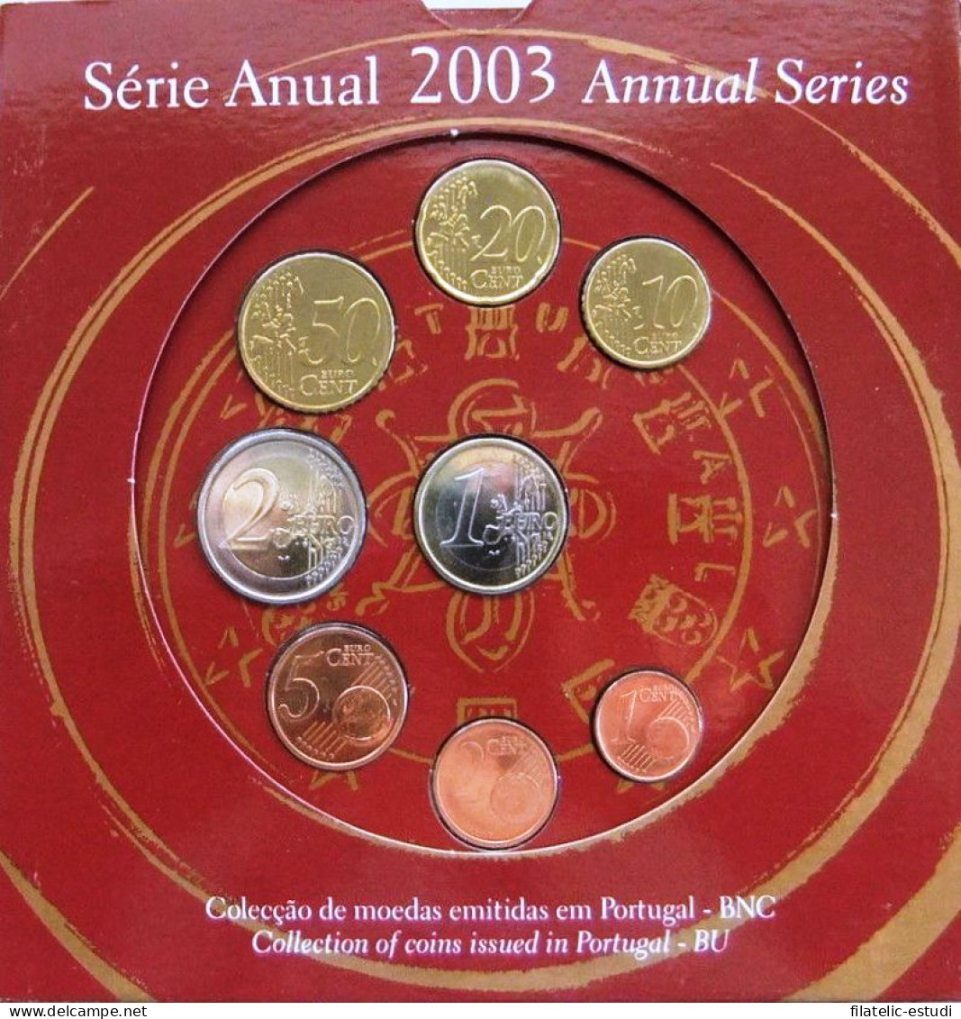 Monedas Euros Portugal Cartera 2003 - Autres & Non Classés