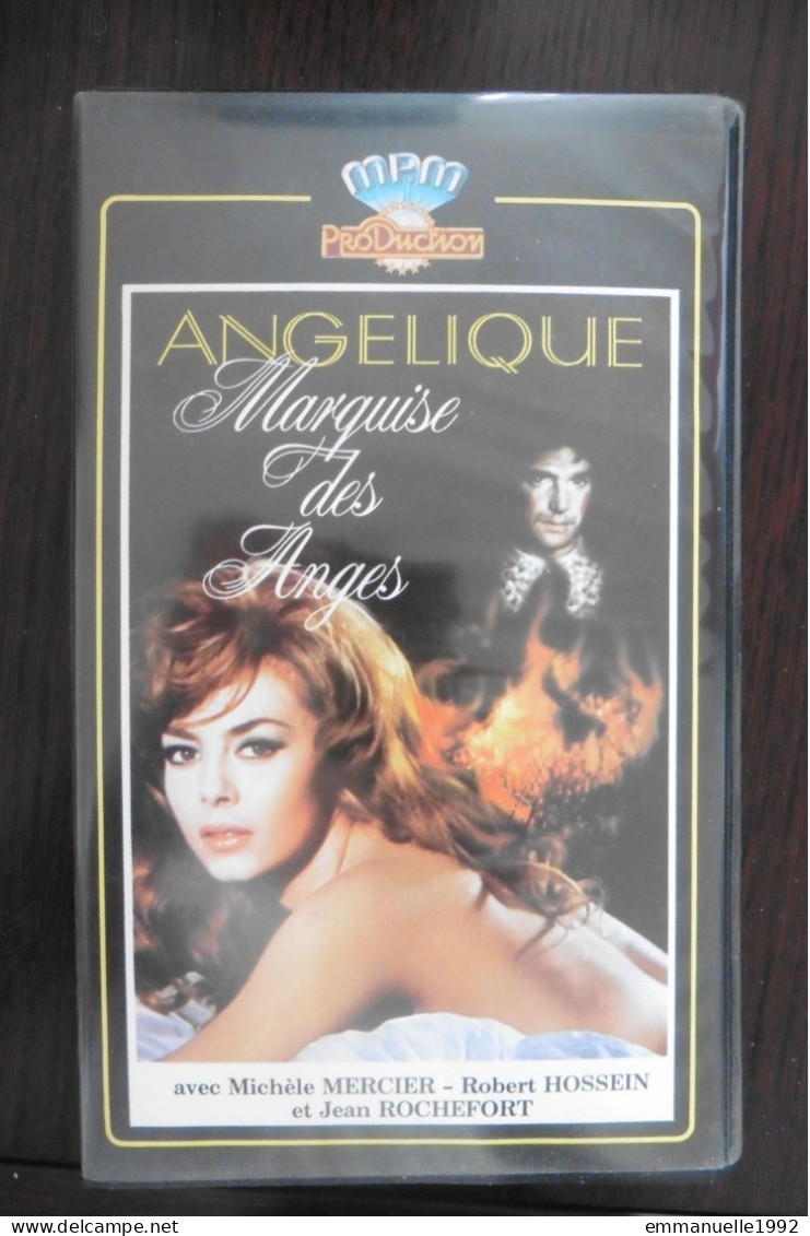 VHS Angélique Marquise Des Anges Michèle Mercier Robert Hossein Jean Rochefort - Classiques