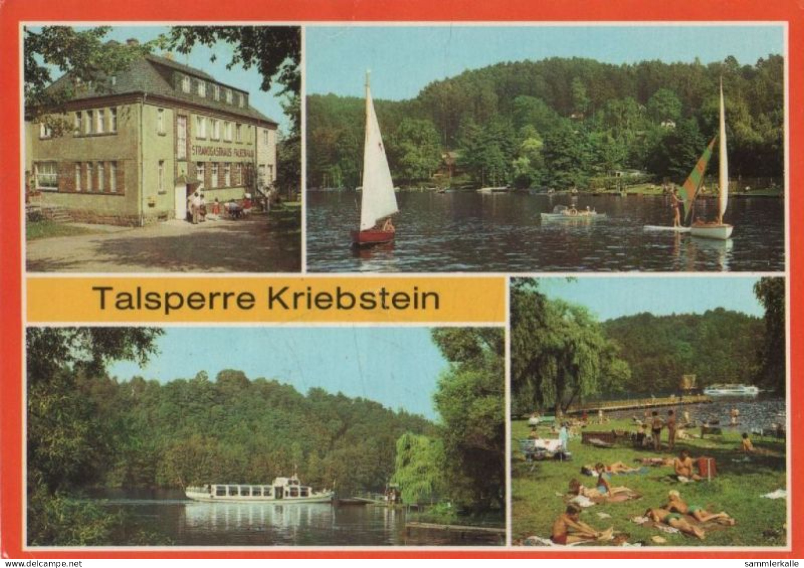 89437 - Talsperre Kriebstein - U.a. An Der Wochenendsiedlung - Ca. 1985 - Mittweida