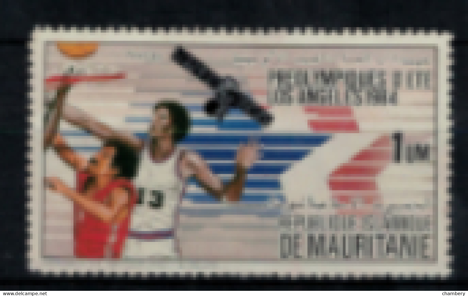 Mauritanie - "Préolympique D'été à Los Angeles 1984 : Basket" - Neuf 1* N° 535 De 1983 - Mauritanie (1960-...)