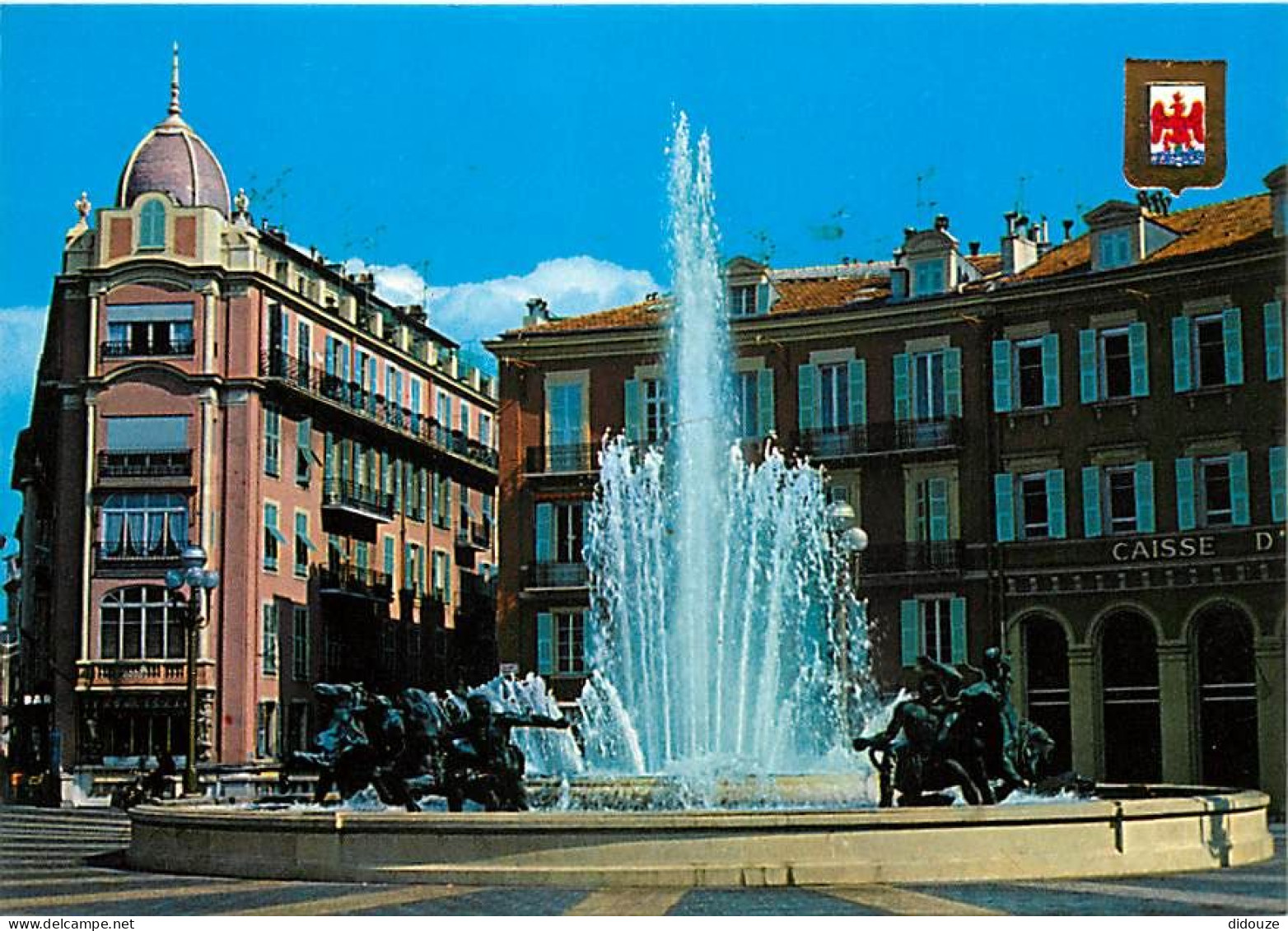 06 - Nice - La Fontaine De La Place Masséna - Blasons - CPM - Carte Neuve - Voir Scans Recto-Verso - Places, Squares