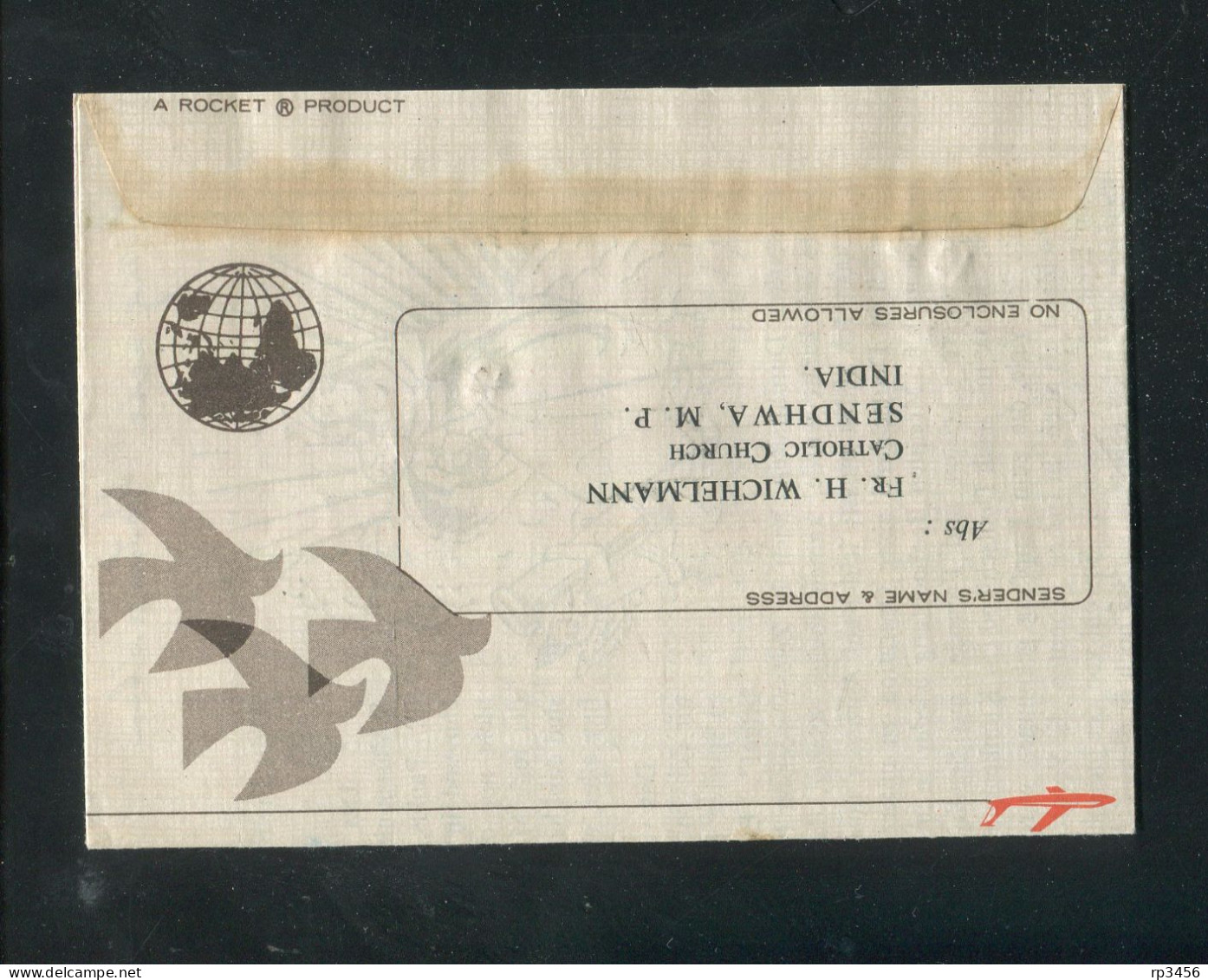 "INDIEN" 1973, Lupo-Faltbrief MiF Nach Deutschland, Inhalt ! (R0062) - Airmail