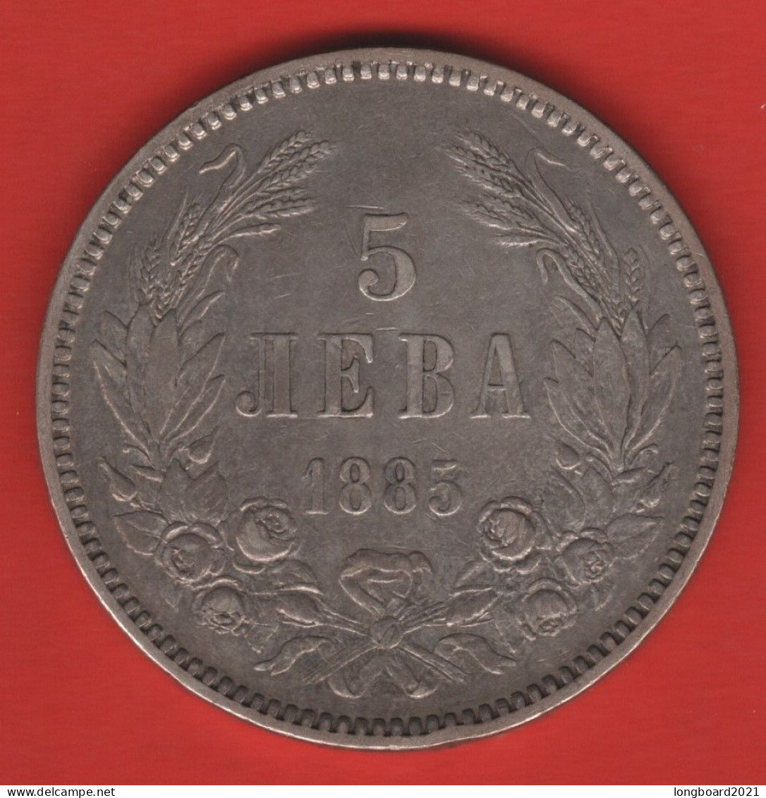 BULGARIA - 5 LEWA 1885 - Bulgarie