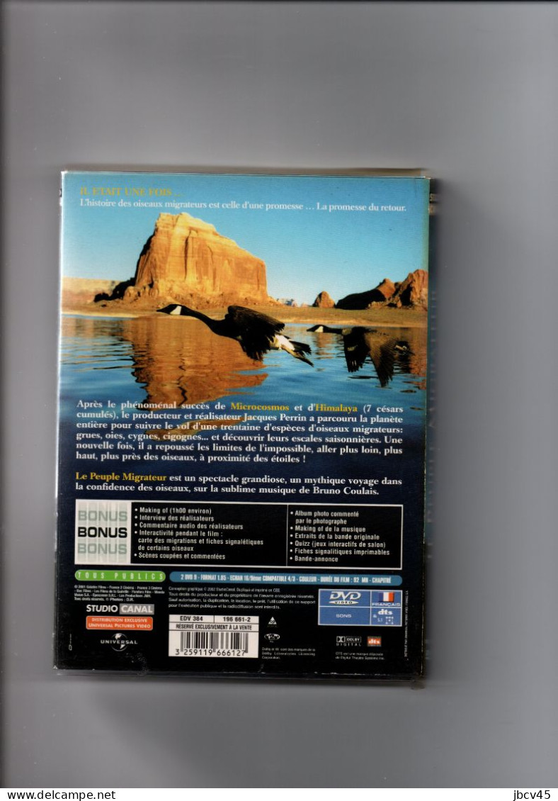 Double DVD   LE PEUPLE MIGRATEUR - Documentaire