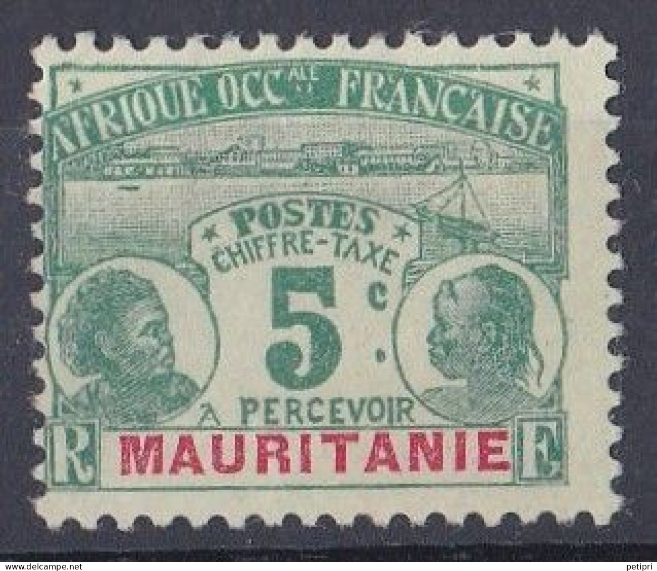 Mauritanie  Taxe  1906  Y&T  N ° 9  Neuf  Sans Gomme - Ongebruikt