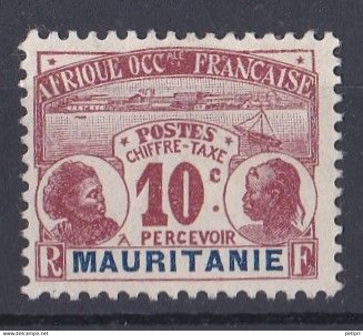 Mauritanie  Taxe  1906  Y&T  N ° 10  Neuf  Sans Gomme - Neufs