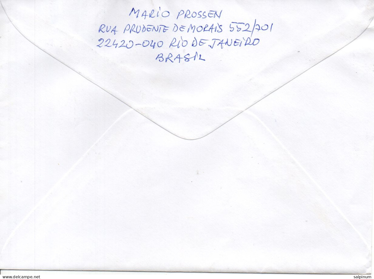 Philatelic Envelope With Stamps Sent From BRAZIL To ITALY - Briefe U. Dokumente