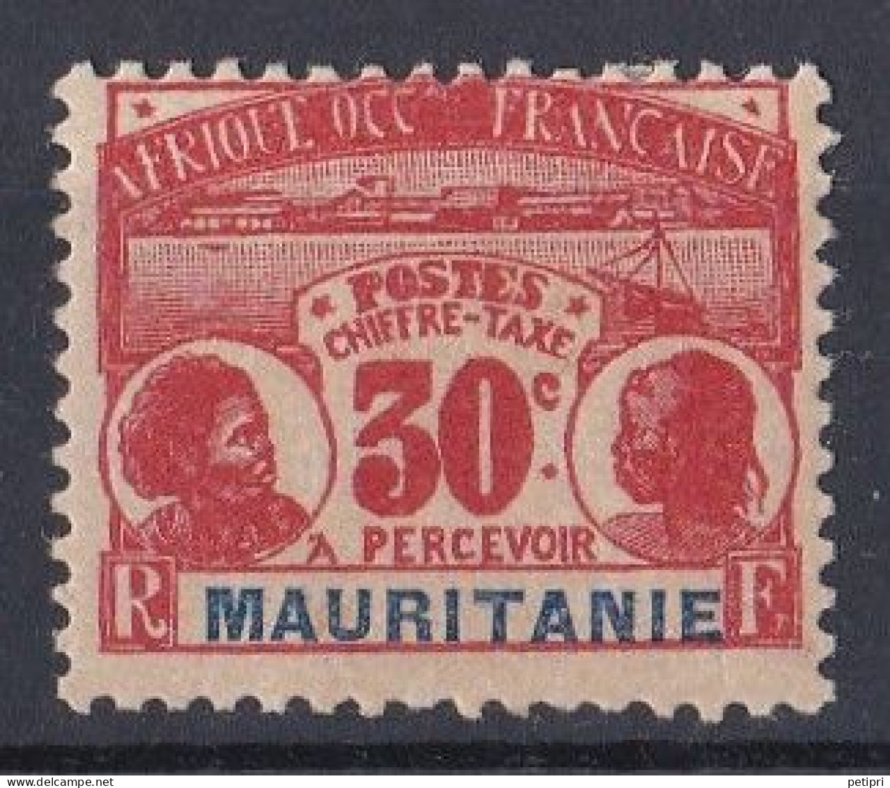 Mauritanie  Taxe  1906  Y&T  N ° 13  Neuf * Avec Charniere - Unused Stamps
