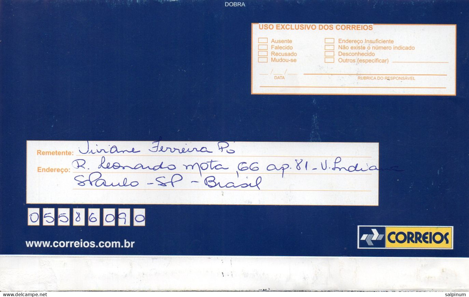 Philatelic Envelope With Stamps Sent From BRAZIL To ITALY - Brieven En Documenten