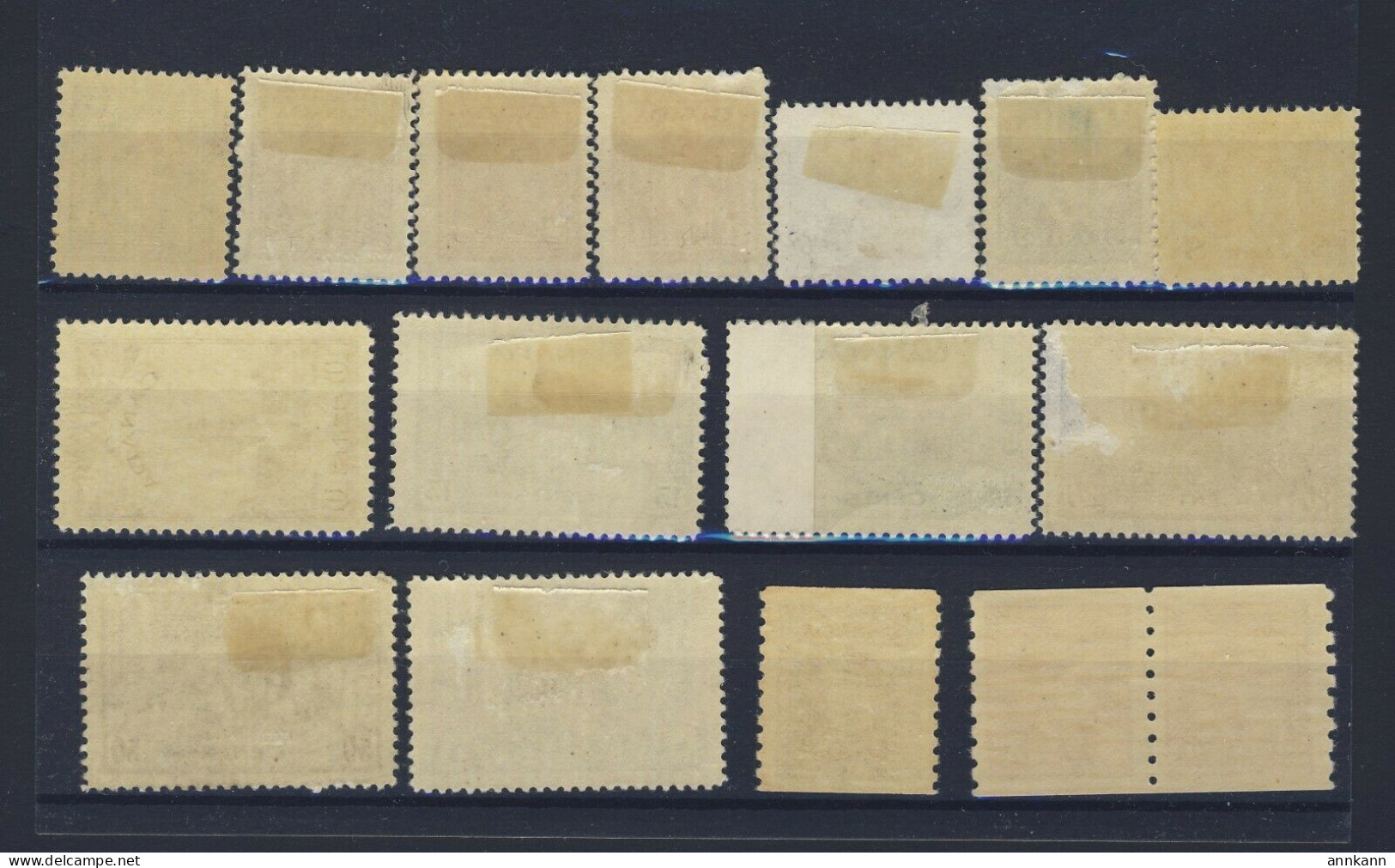 16x Canada WW2 Stamps MH F To VF Missing #252 3x Coils MNH Guide Value = $185.00 - Nuevos