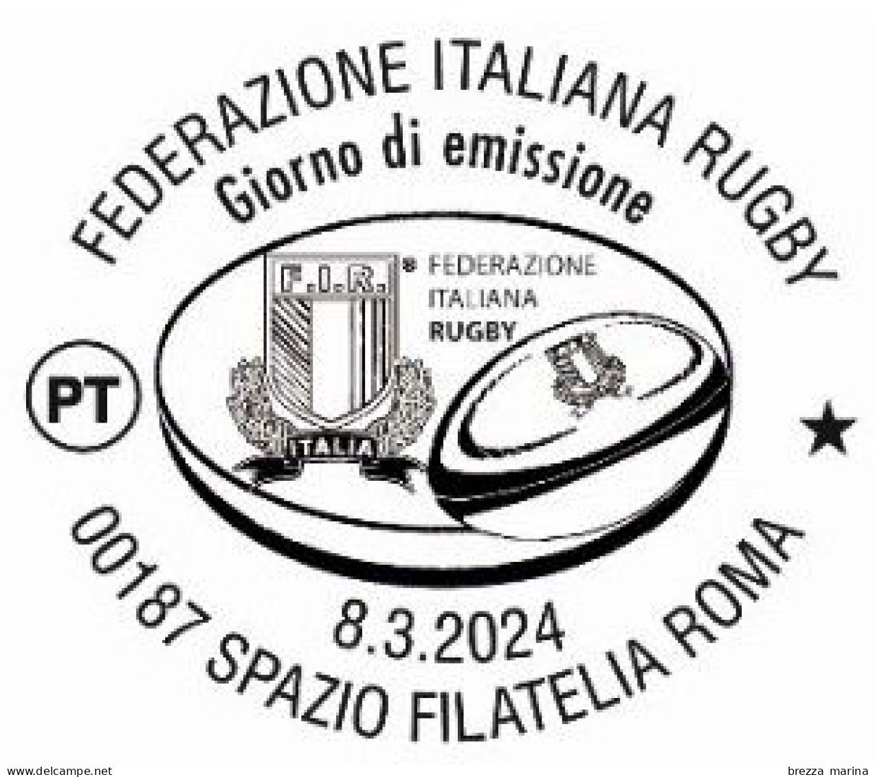 Nuovo - MNH - ITALIA - 2024 - Federazione Italiana Rugby - Logo - B - 2021-...:  Nuovi