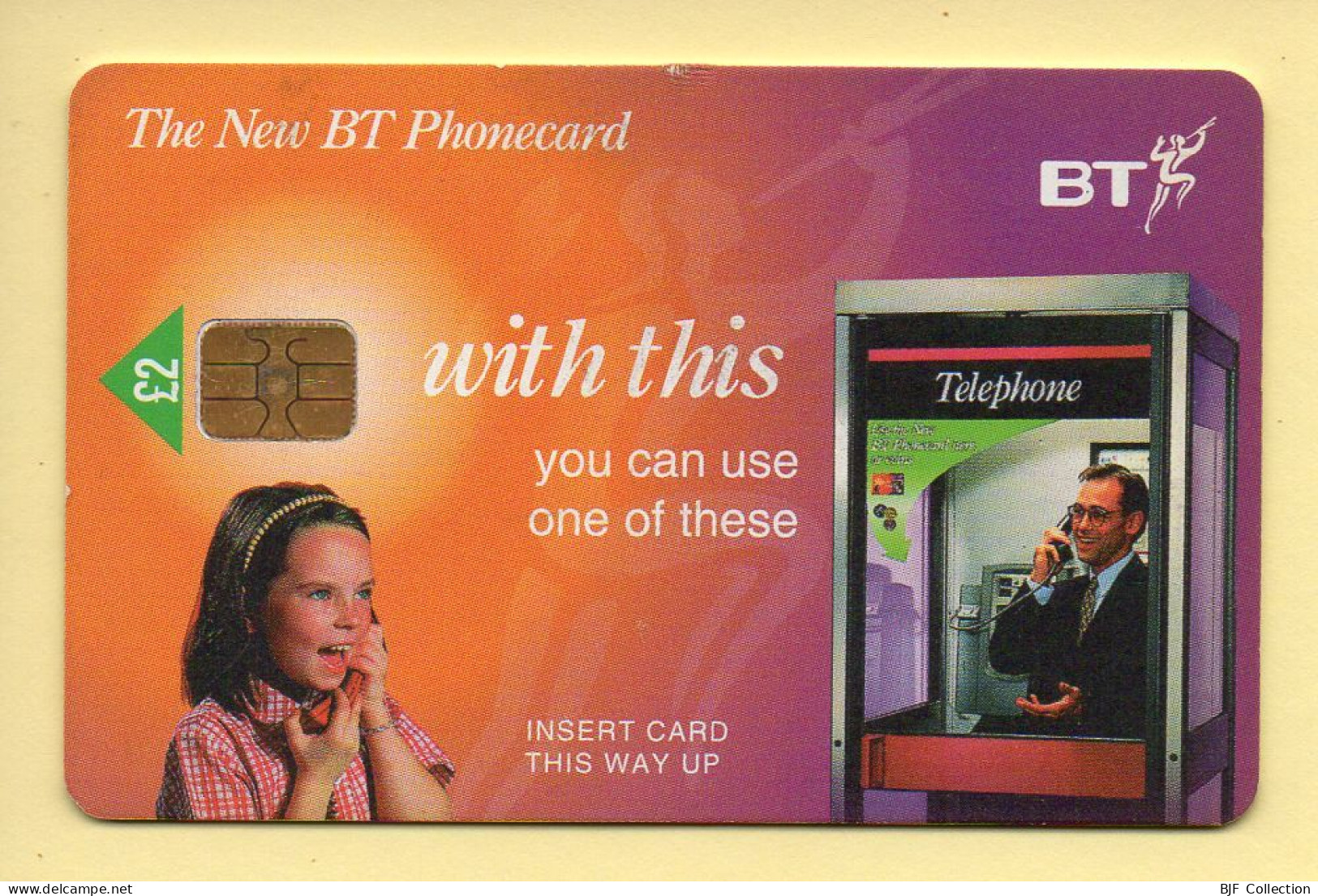 Télécarte : Royaume-Uni : BT Phonecard / 2 Livres - BT Général