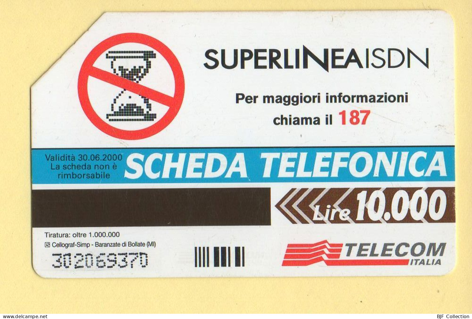 Télécarte : Italie : TELECOM ITALIA / Magnétique - Públicas  Publicitarias