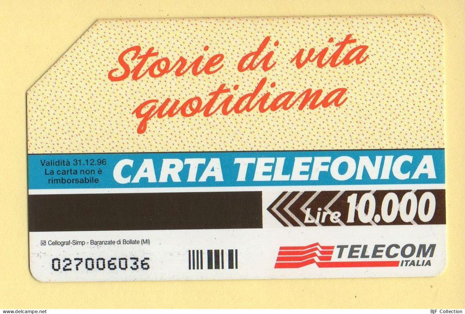 Télécarte : Italie : TELECOM ITALIA / Magnétique - Publiques Publicitaires