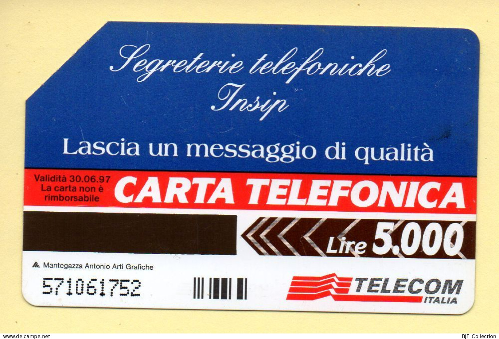 Télécarte : Italie : TELECOM ITALIA / Magnétique - Öff. Werbe-TK