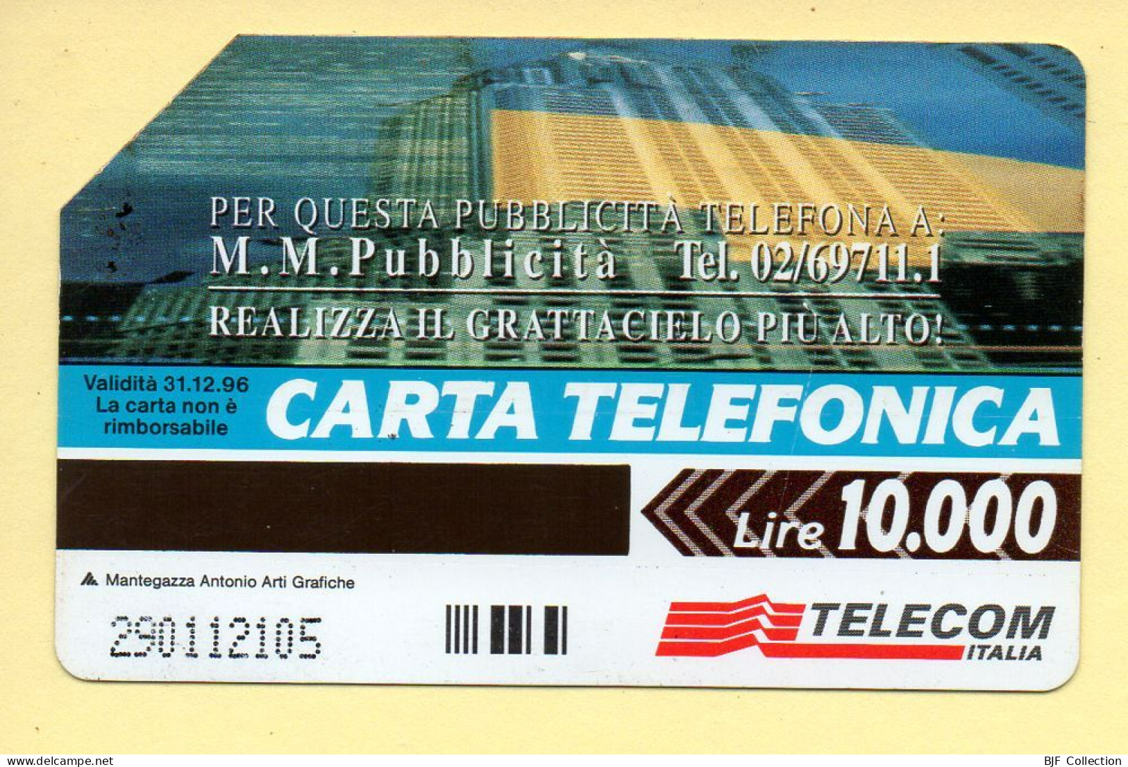 Télécarte : Italie : TELECOM ITALIA / Magnétique - Öff. Werbe-TK