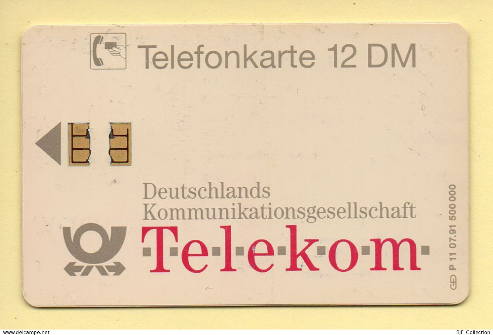 Télécarte : Allemagne : P 11  - P & PD-Series : Guichet - D. Telekom