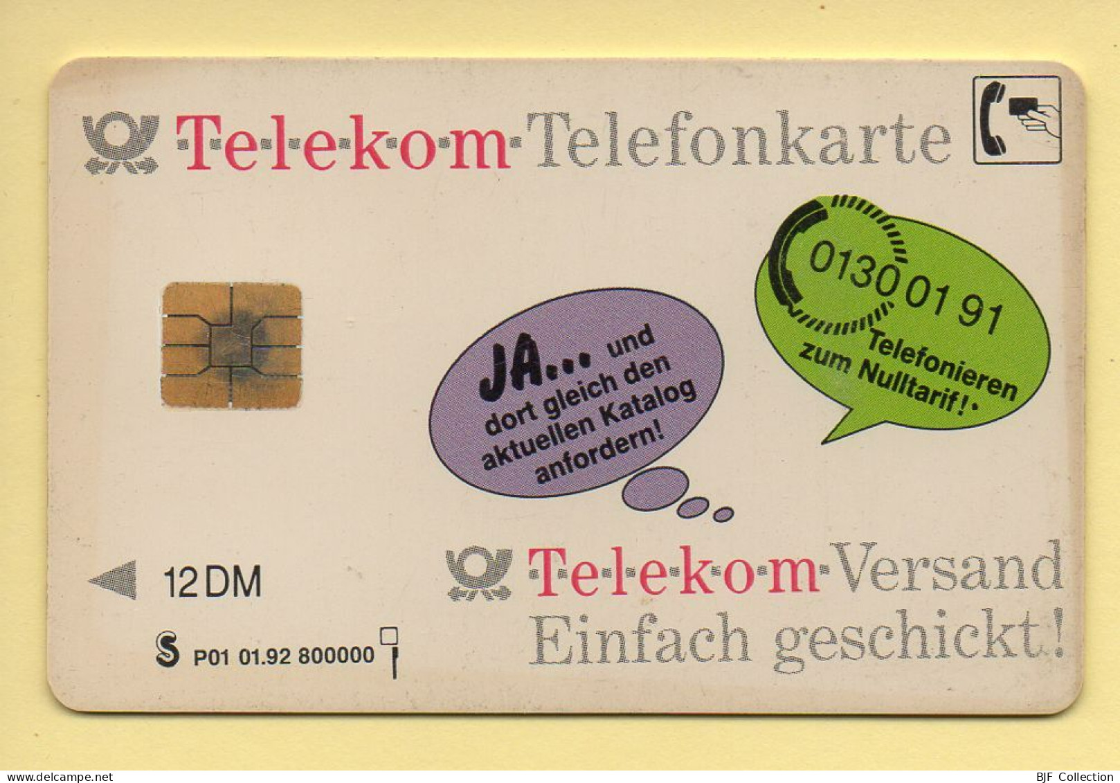 Télécarte : Allemagne : P01 - P & PD-Series: Schalterkarten Der Dt. Telekom