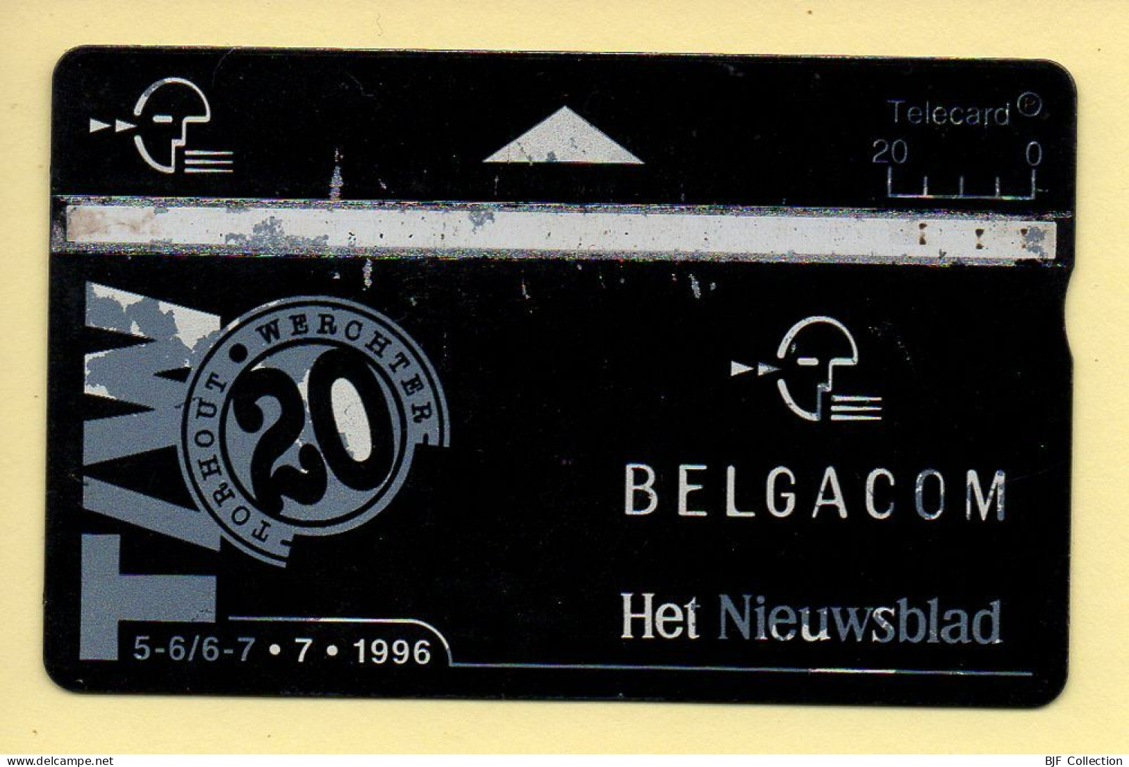 Télécarte : Belgique : BELGACOM / Het Nieuwsblad - Zonder Chip