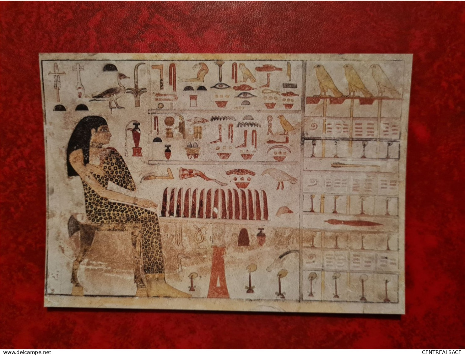 Carte  MUSEE DU LOUVRE DEPARTEMENT DES ANTIQUITES EGYPTIENNES LA PRINCESSE NEFERTIABET - Musei