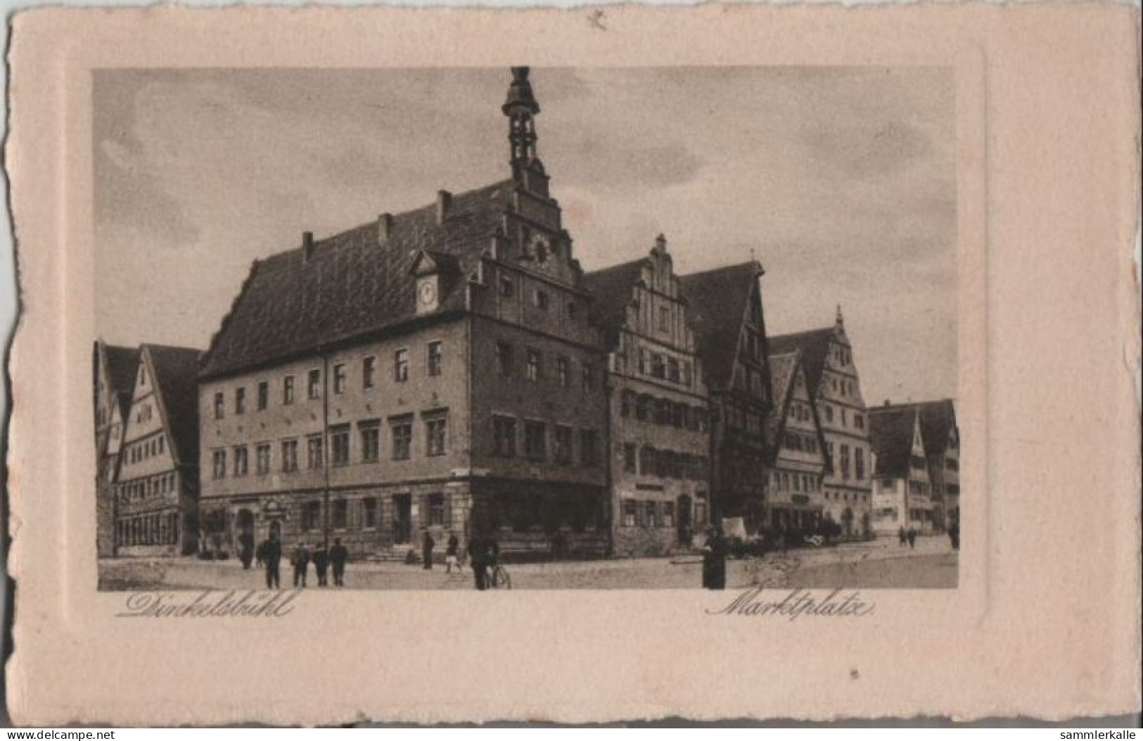60408 - Dinkelsbühl - Marktplatz - Ca. 1950 - Dinkelsbuehl