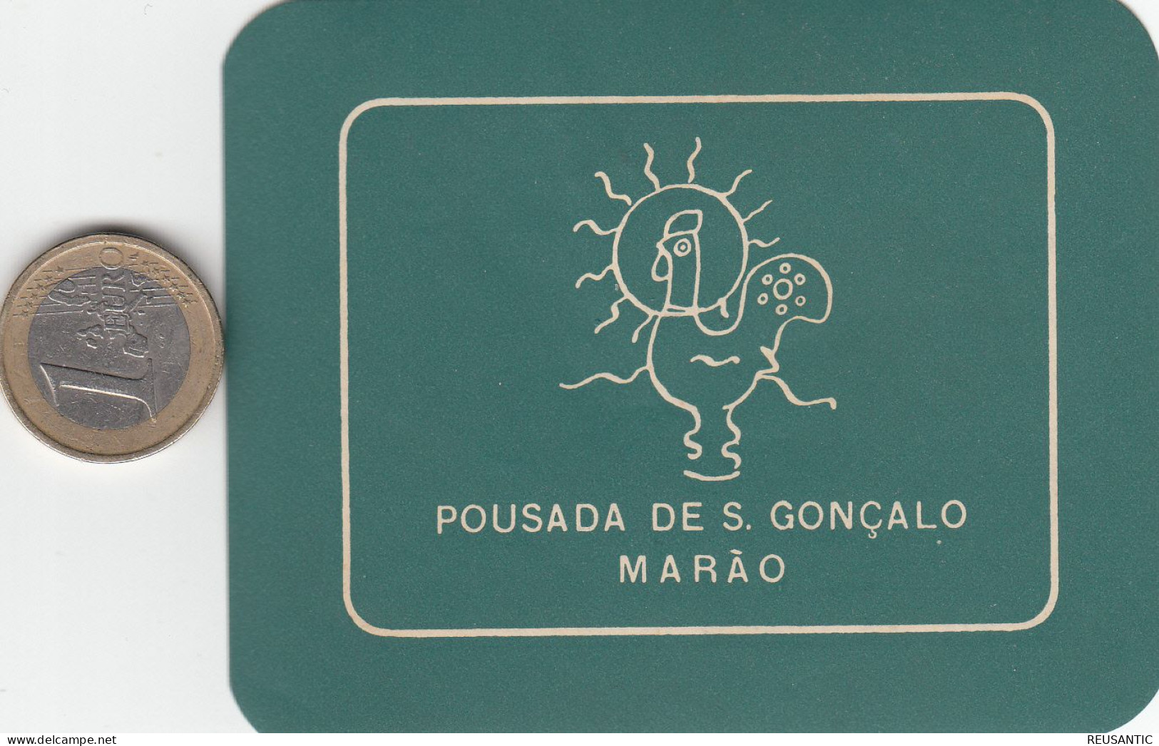 ETIQUETA - STICKER - LUGGAGE LABEL PORTUGAL HOTEL POUSADA DE S. GONÇALO EN MARAO - Hotel Labels