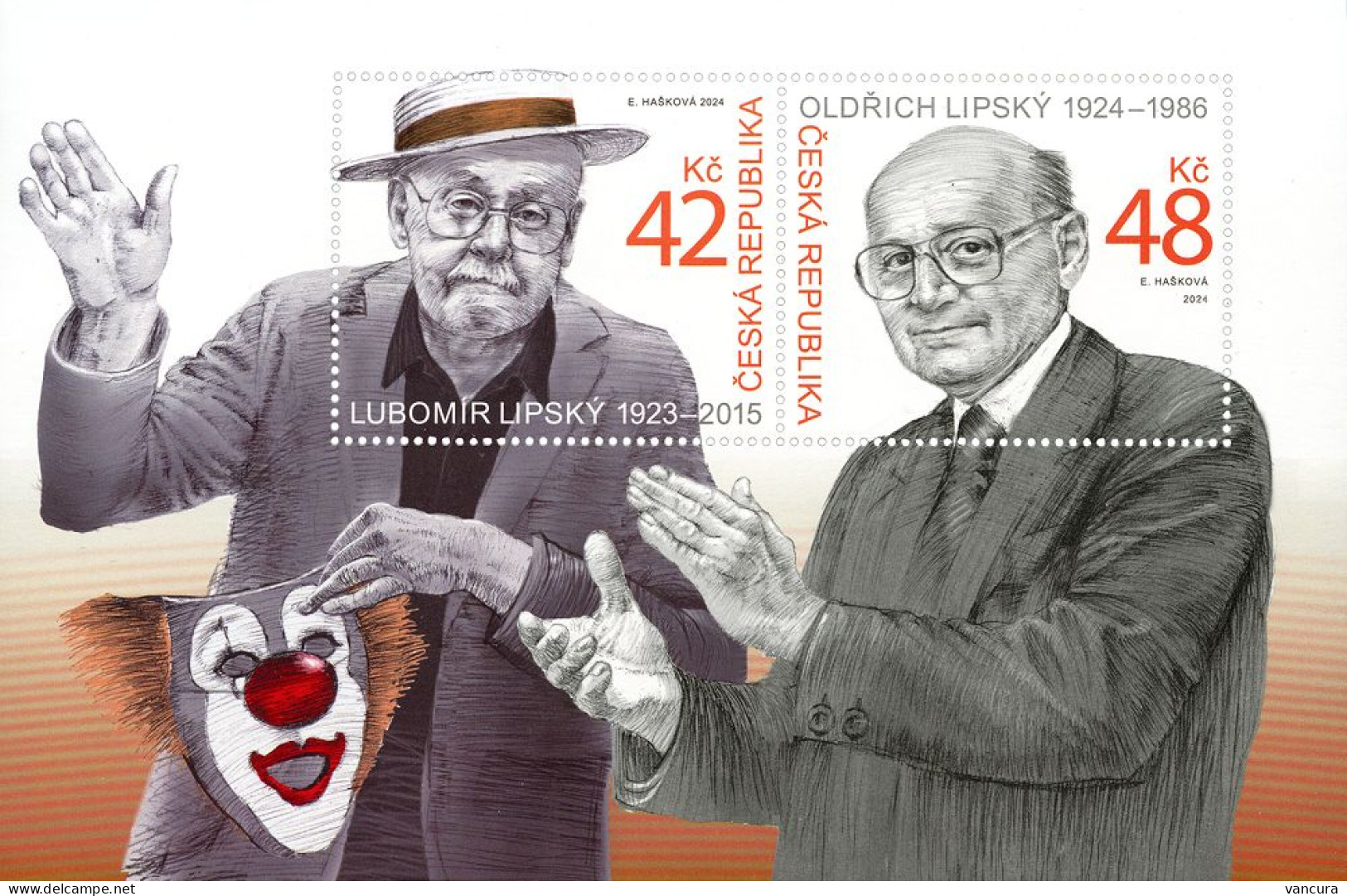 ** A  1258 - 9 Czech Republic The Lipsky Brothers 2024 - Théâtre