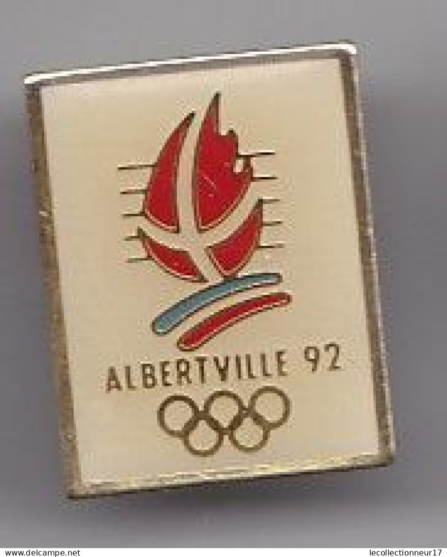 Pin's  Alberville 92 Jeux Olympiques Réf 2542 - Olympic Games