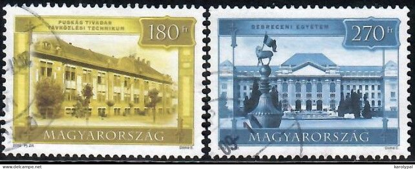 Hungary, 2012, Used, Turism,, Mi. Nr.5545-6, - Usati