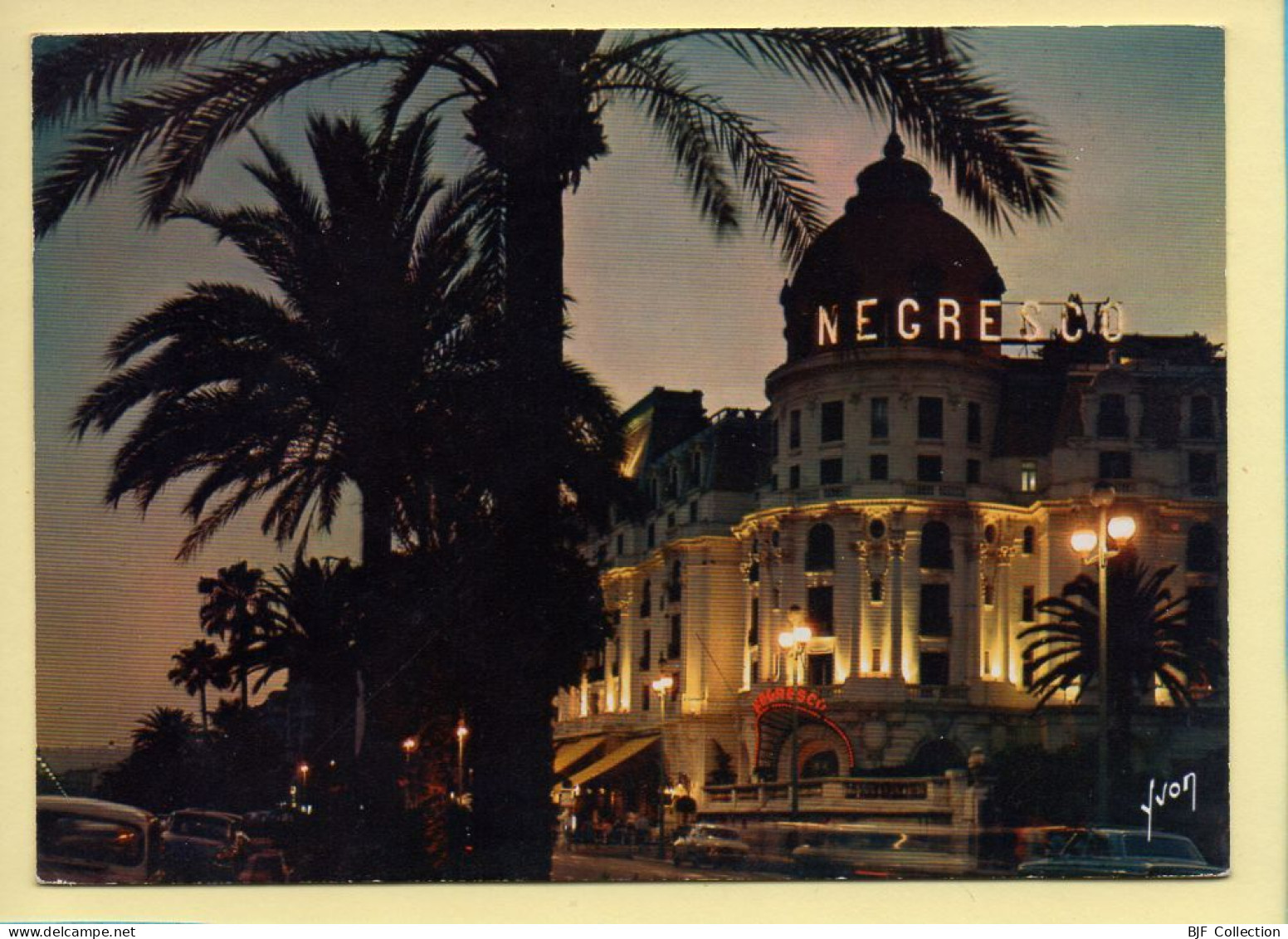 06. NICE – La Promenade Des Anglais Et Le Négresco La Nuit (voir Scan Recto/verso) - Nice La Nuit