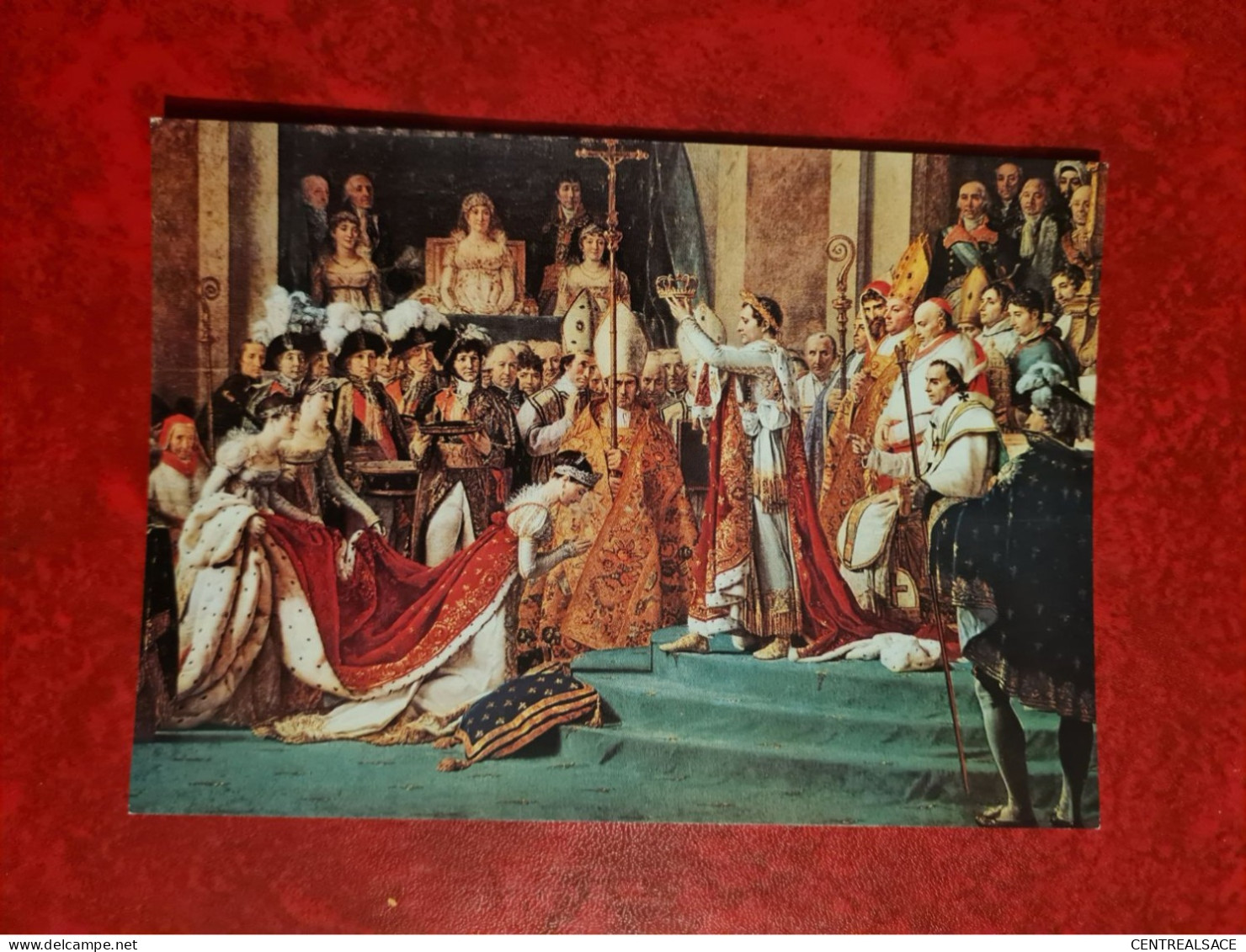 Carte  MUSEE DU LOUVRE DAVID LOUIS LE SACRE DE NAPOLEON - Musei
