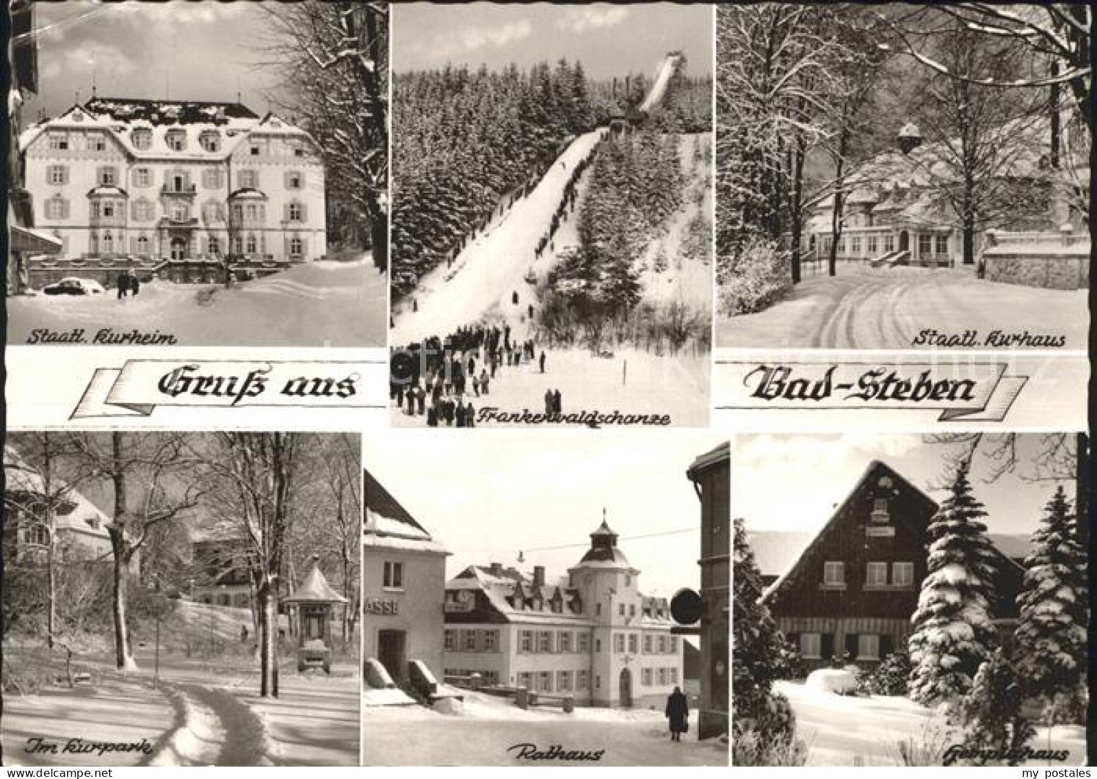 72316275 Bad Steben Staatliches Kurheim Rathaus Kurpark Bad Steben - Bad Steben