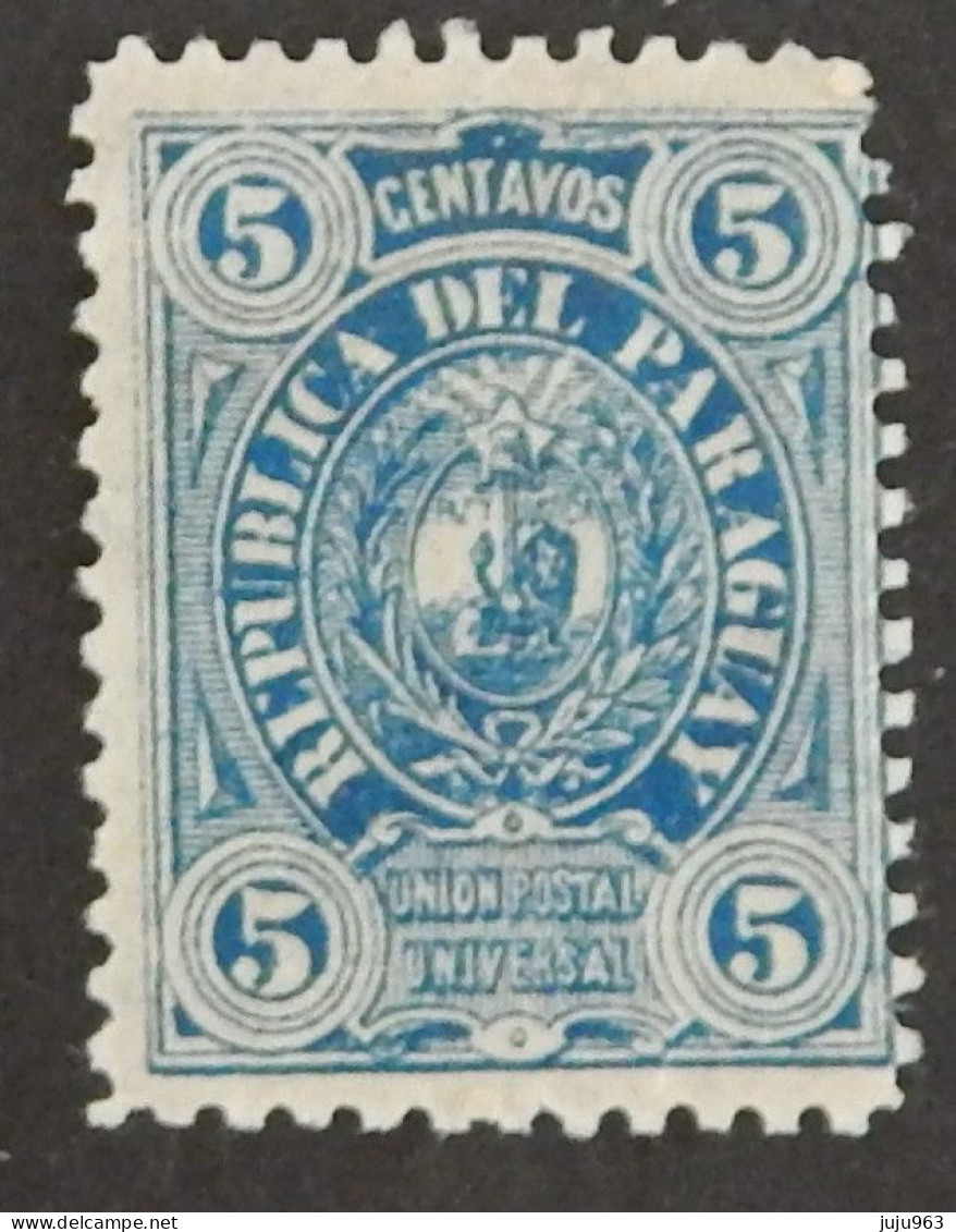 PARAGUAY YT 20 NEUF*MH " LION "ANNÉE 1884 - Paraguay