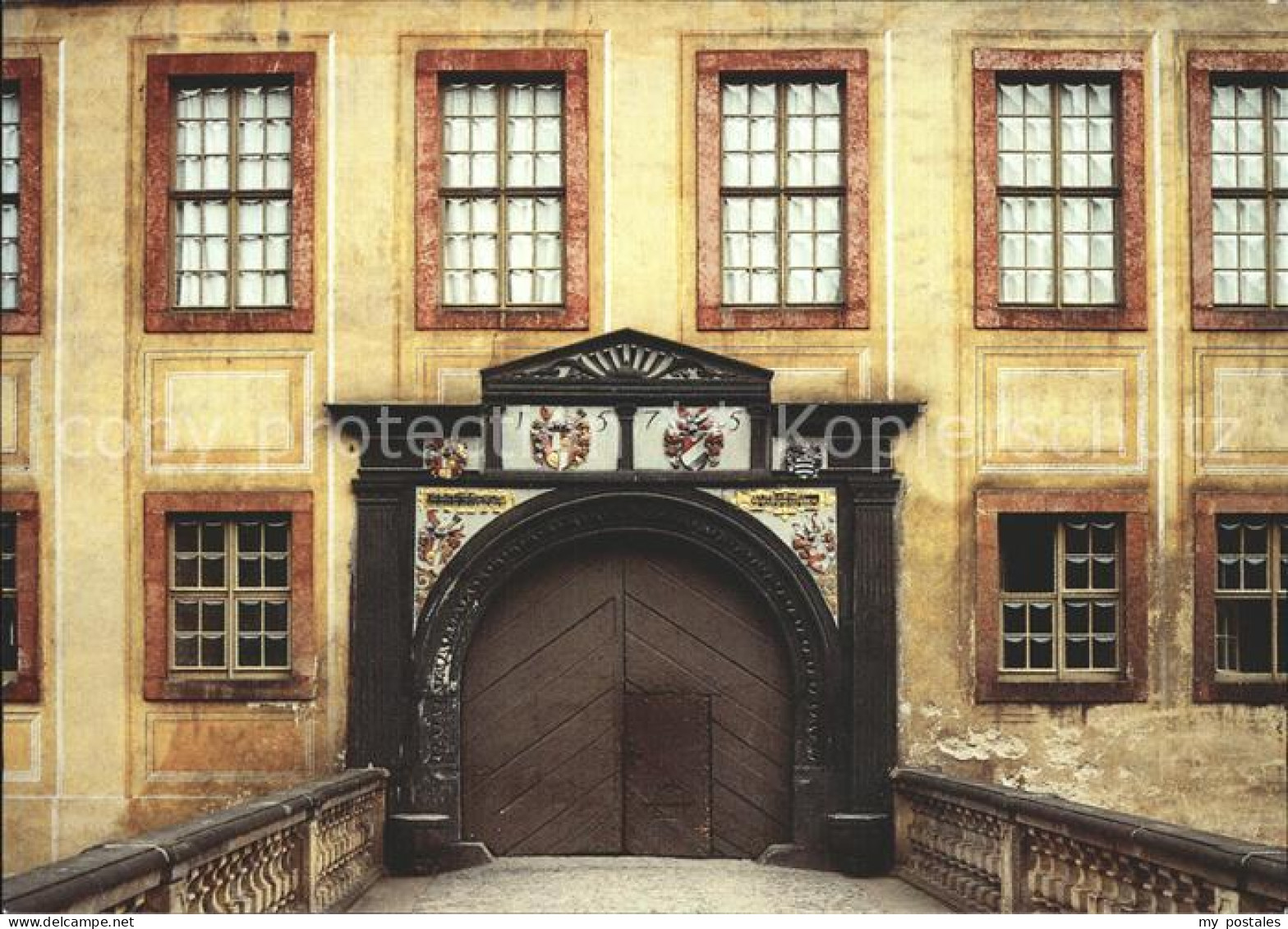 72315352 Mueglitztal Schloss Weesenstein Eingangsportal Mueglitztal - Maxen