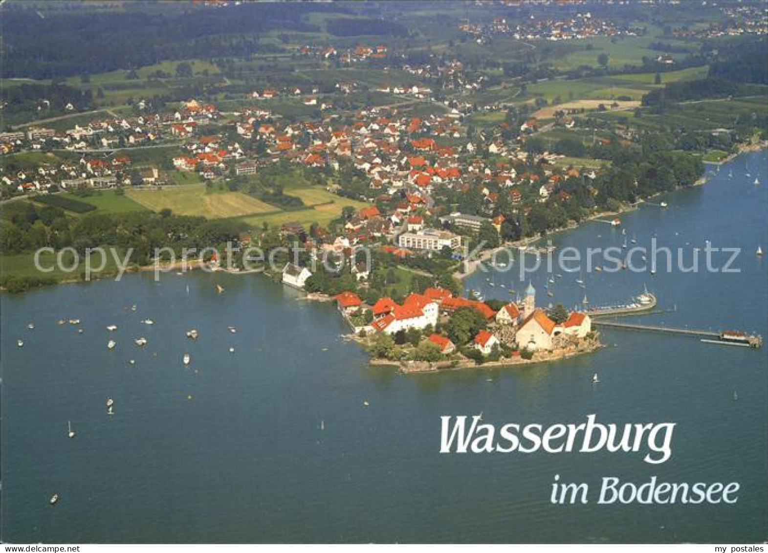 72315340 Wasserburg Bodensee Fliegeraufnahme Wasserburg - Wasserburg A. Bodensee