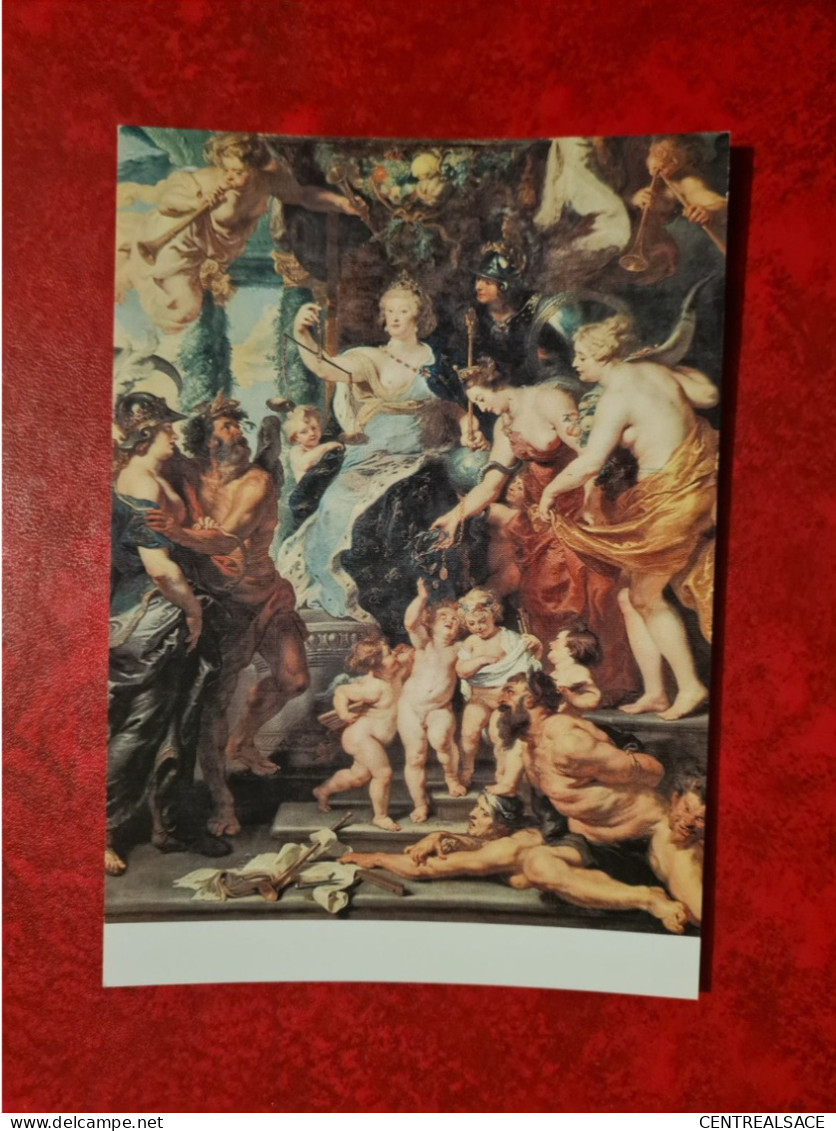 Carte  MUSEE DU LOUVRE FELICITE DE LA REGENCE PAR RUBENS - Musei