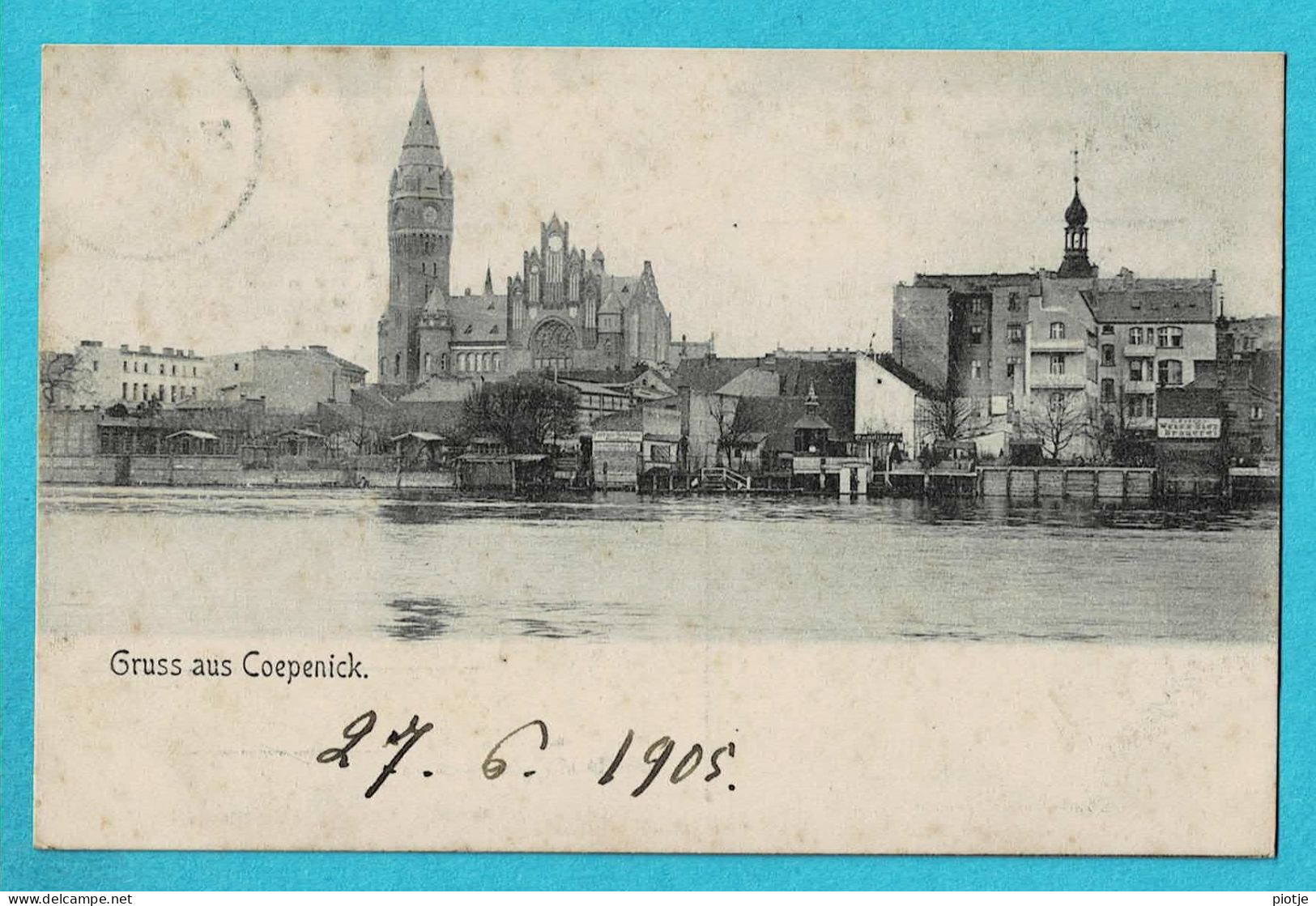 * Koepenick - Coepenick (Berlin - Deutschland) * Gruss Aus Coepenick, Canal, église, Kirche, Vue Générale, Quai - Koepenick