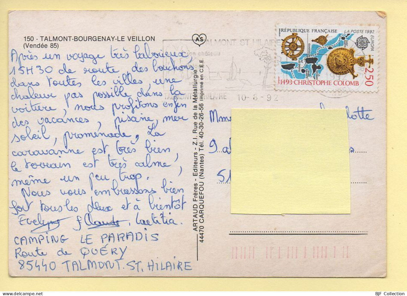 85. TALMONT – BOURGENAY – LE VEILLON – Multivues (animée) (voir Scan Recto/verso) - Talmont Saint Hilaire