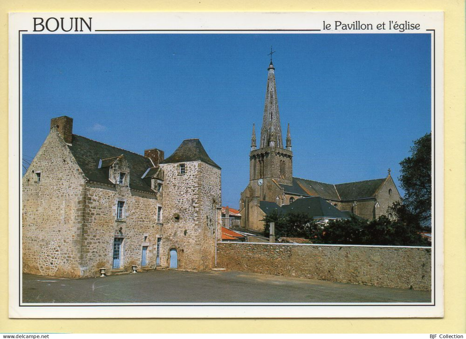 85. BOUIN – Le Pavillon Et L'Eglise (voir Scan Recto/verso) - Beauvoir Sur Mer