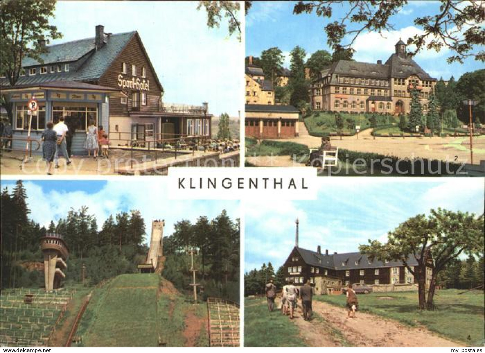 72315205 Klingenthal Vogtland HOG Sport Hotel Rathaus Gr Aschbergschanze Jugendh - Klingenthal