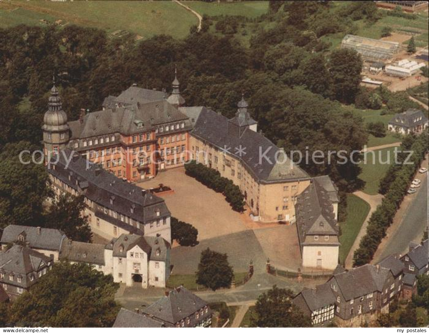 72315150 Bad Berleburg Schloss Berleburg Fliegeraufnahme Bad Berleburg - Bad Berleburg