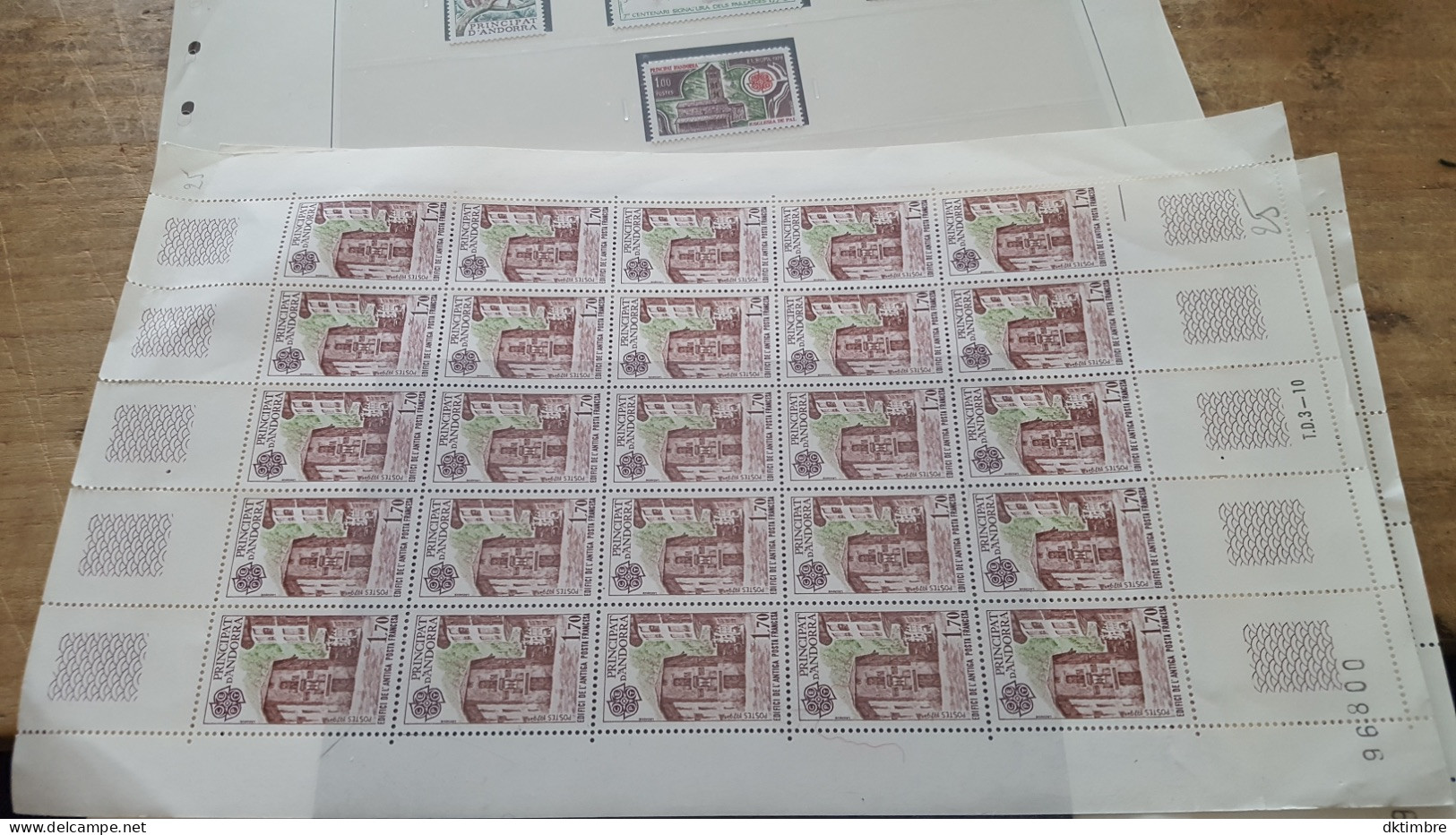 LOT660049 TIMBRE DE ANDORRE NEUF**  EUROPA BLOC - Collections
